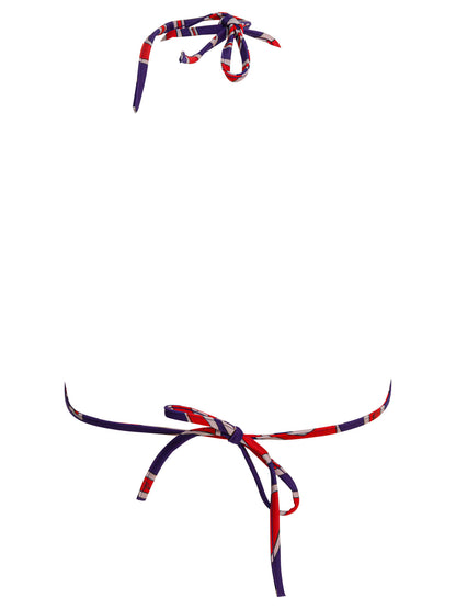 Labirinto print triangle bikini top Swimwear