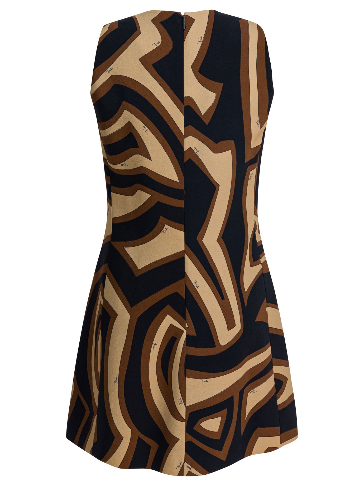 Labirinto print trapeze dress Dresses