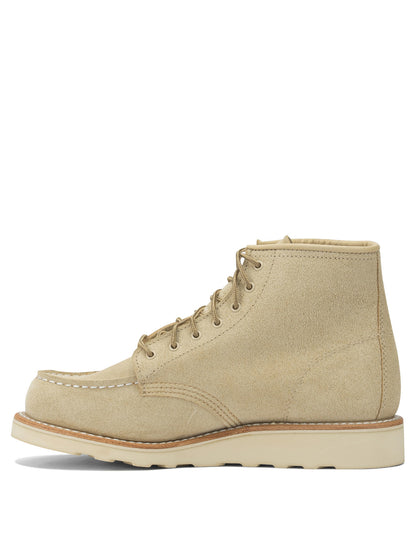 "6'' Moc Toe 3328 Cream Abilen" Lace-up ankle boots Boots and Ankle Boots