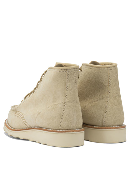 "6'' Moc Toe 3328 Cream Abilen" Lace-up ankle boots Boots and Ankle Boots