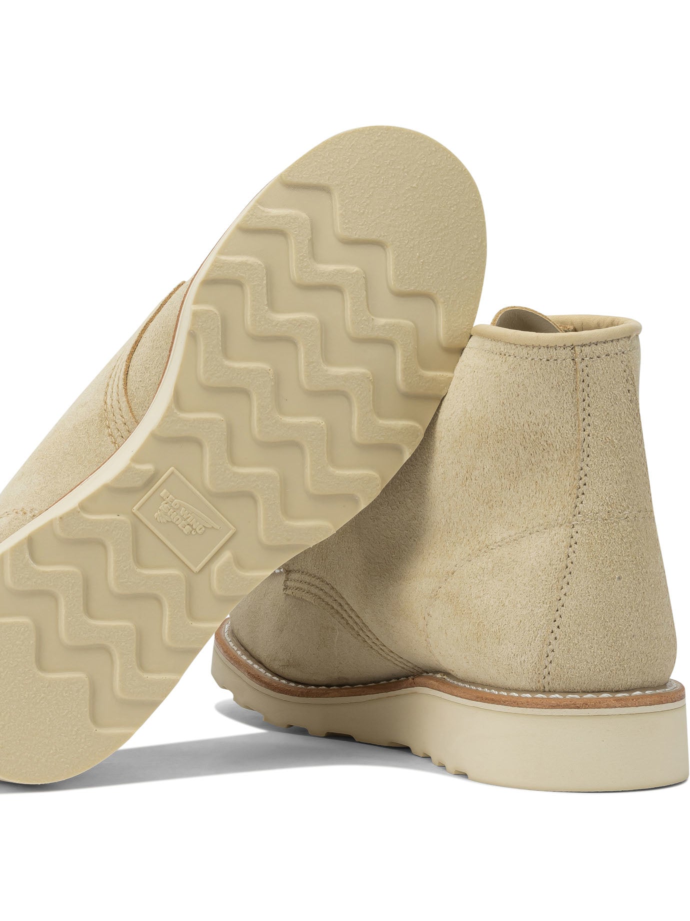 "6'' Moc Toe 3328 Cream Abilen" Lace-up ankle boots Boots and Ankle Boots