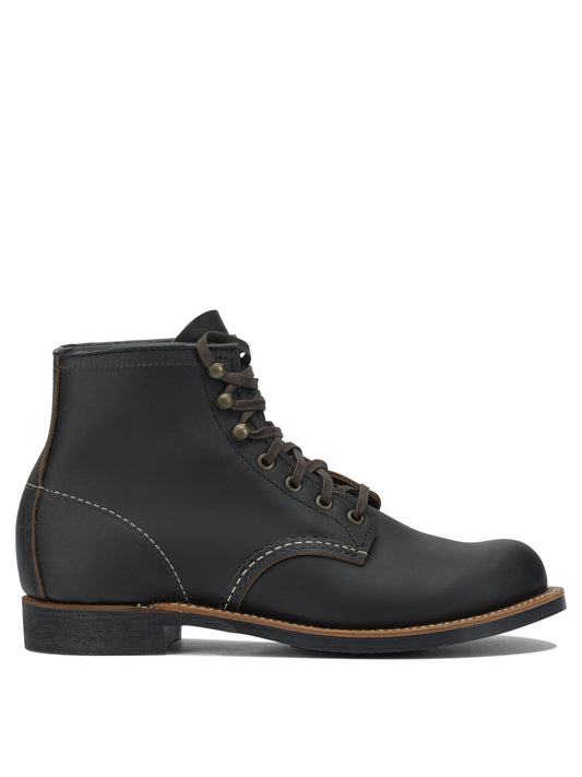 "Blacksmith 3345 Black Prairie" lace-up ankle boots Boots and Ankle Boots