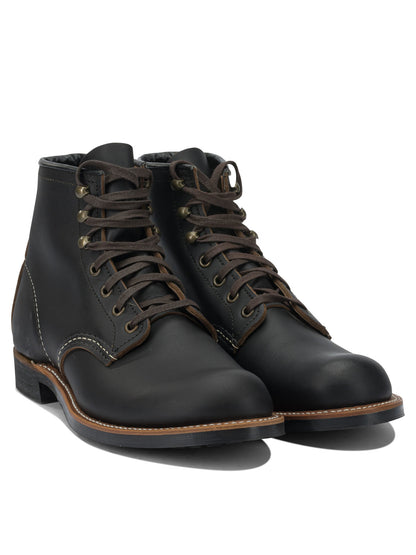 "Blacksmith 3345 Black Prairie" lace-up ankle boots Boots and Ankle Boots