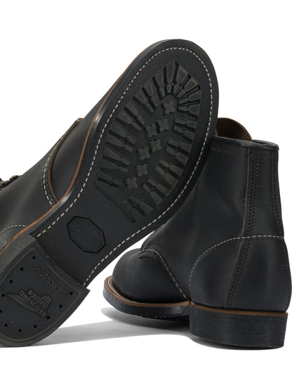 "Blacksmith 3345 Black Prairie" lace-up ankle boots Boots and Ankle Boots