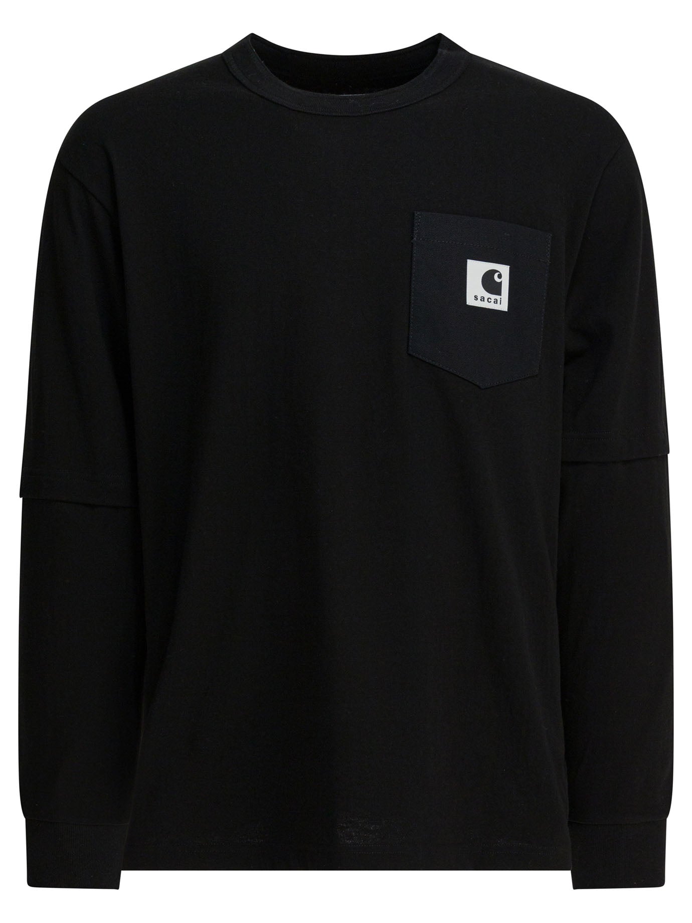"Sacai x Carhartt WIP" crewneck t-shirt T-shirts