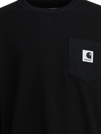 "Sacai x Carhartt WIP" crewneck t-shirt T-shirts