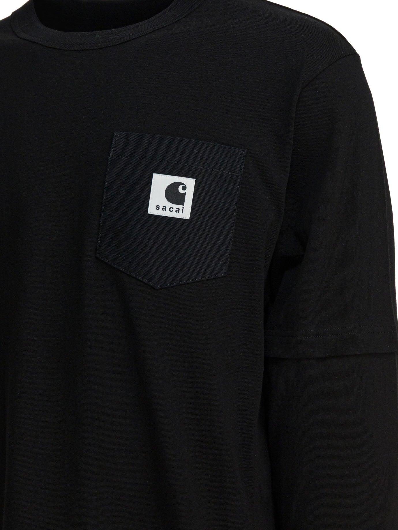 "Sacai x Carhartt WIP" crewneck t-shirt T-shirts