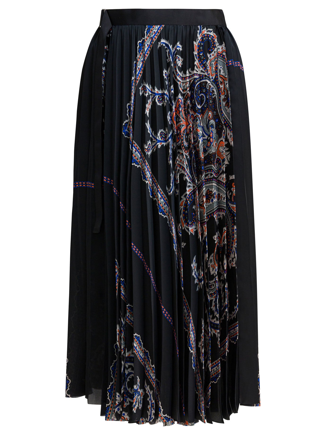 Pleated skirt with paisley print Skirts