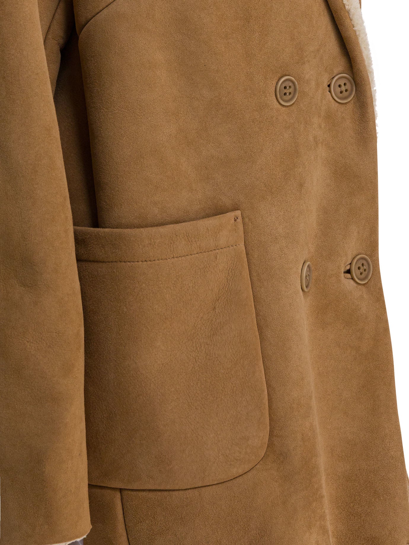 Balzer shearling suede leather jacket Jackets and Coats
