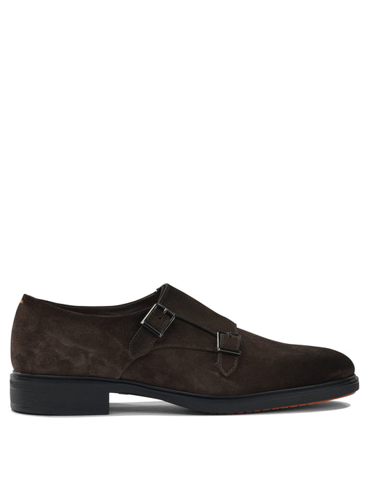 Suede double buckle loafers Loafers & Slippers