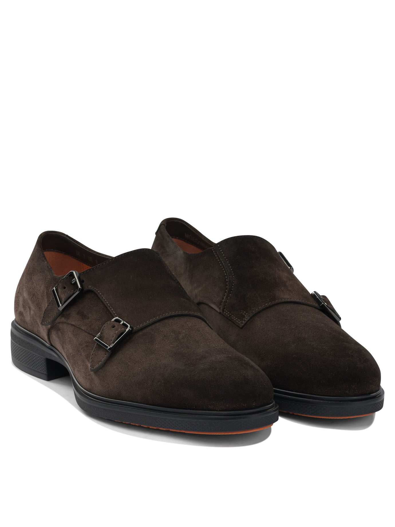 Suede double buckle loafers Loafers & Slippers
