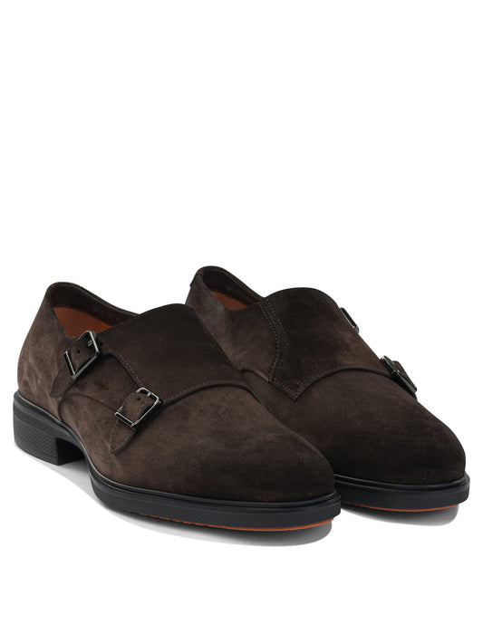 Suede double buckle loafers Loafers & Slippers