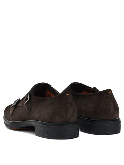 Suede double buckle loafers Loafers & Slippers