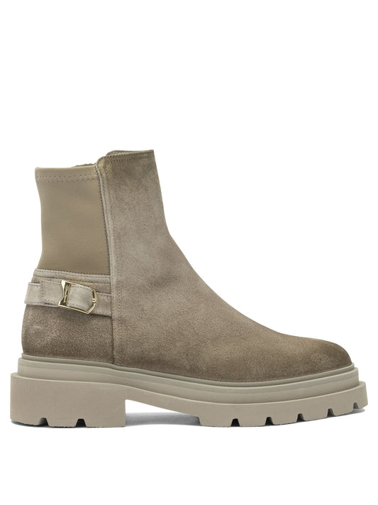 Suede ankle boots with zipper Boots and Ankle Boots