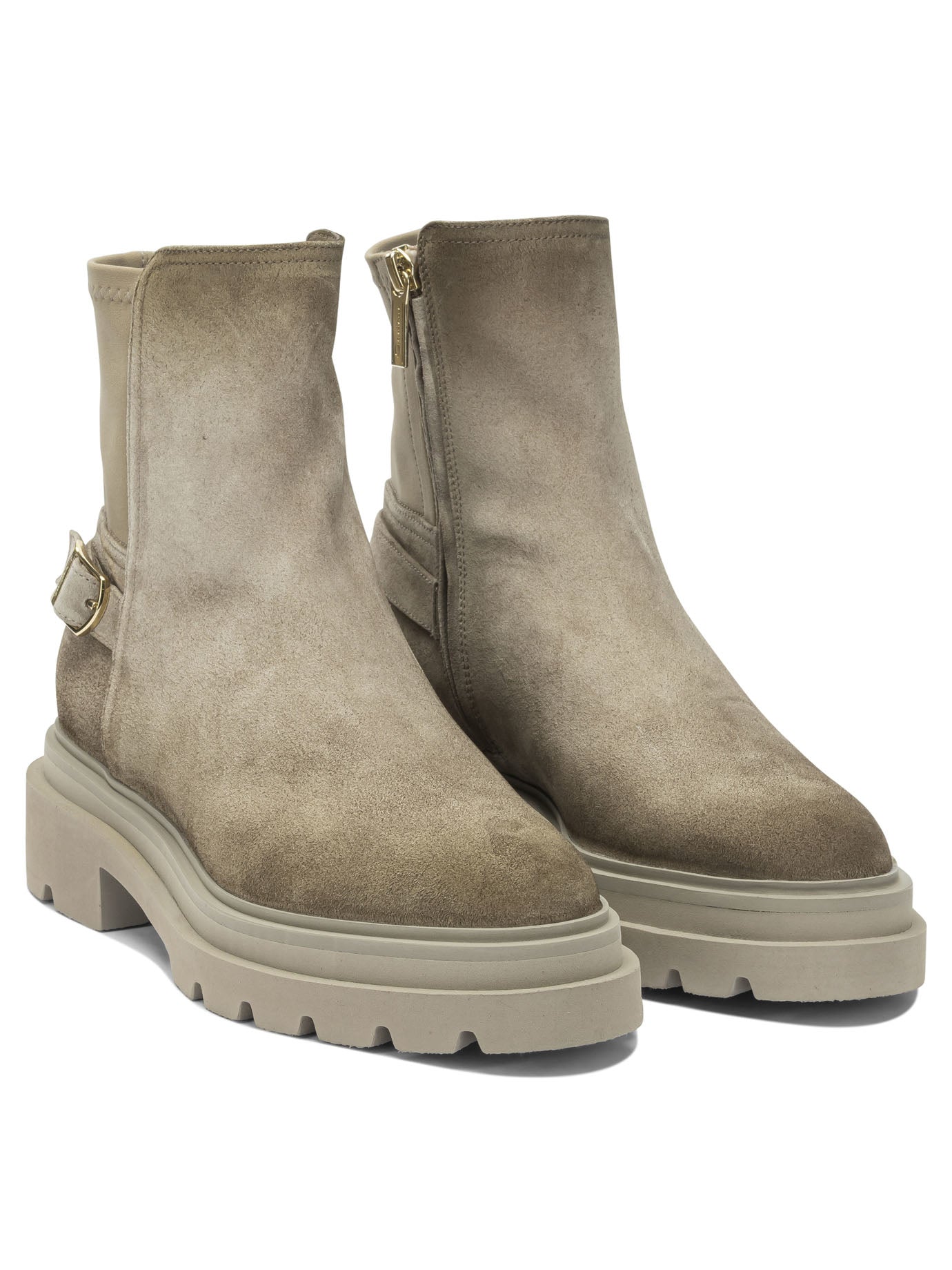 Suede ankle boots with zipper Boots and Ankle Boots