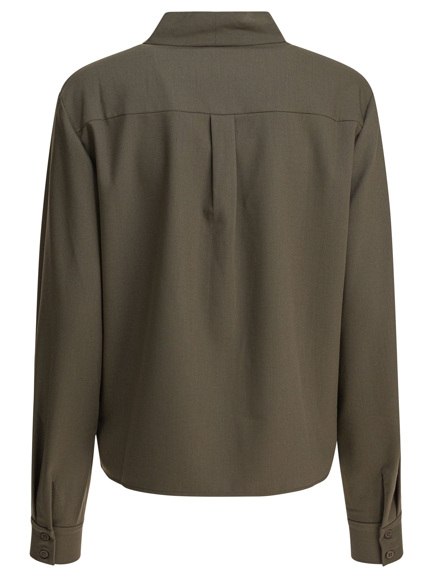 Twill blouse with bow collar Shirts