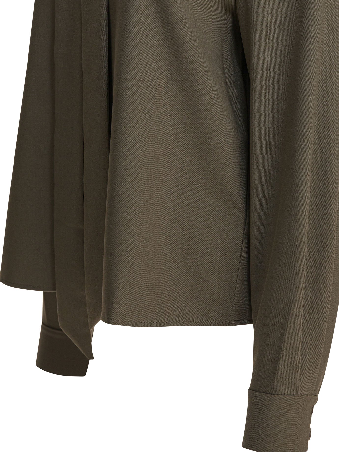 Twill blouse with bow collar Shirts