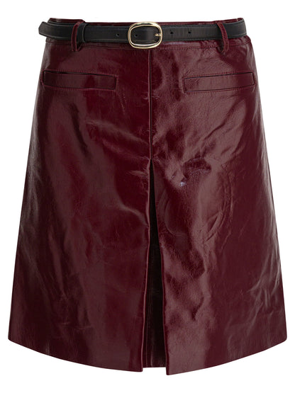 Leather miniskirt Skirts