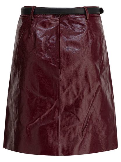 Leather miniskirt Skirts