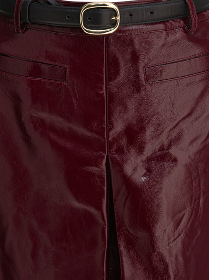 Leather miniskirt Skirts