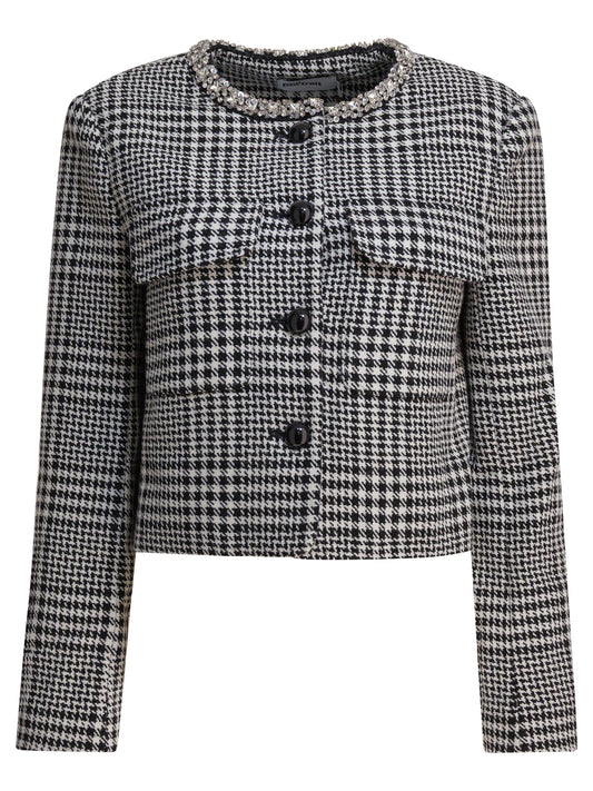 Houndstooth blazer Jackets and Coats