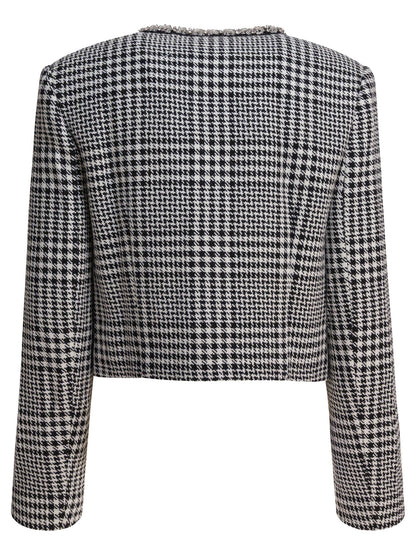 Houndstooth blazer Jackets and Coats