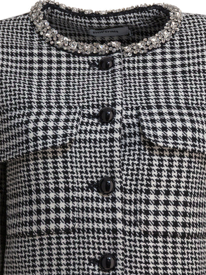 Houndstooth blazer Jackets and Coats