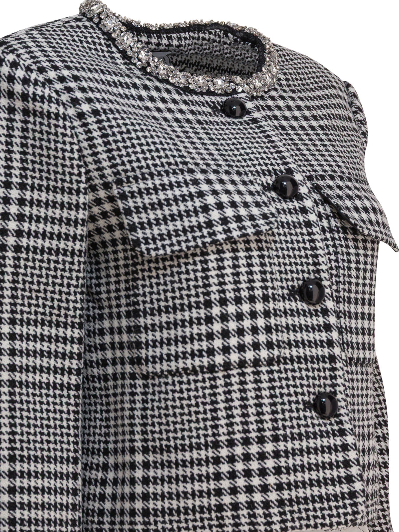 Houndstooth blazer Jackets and Coats