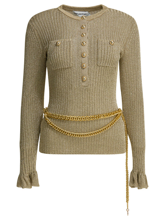 Serafino t-shirt with belt T-shirts