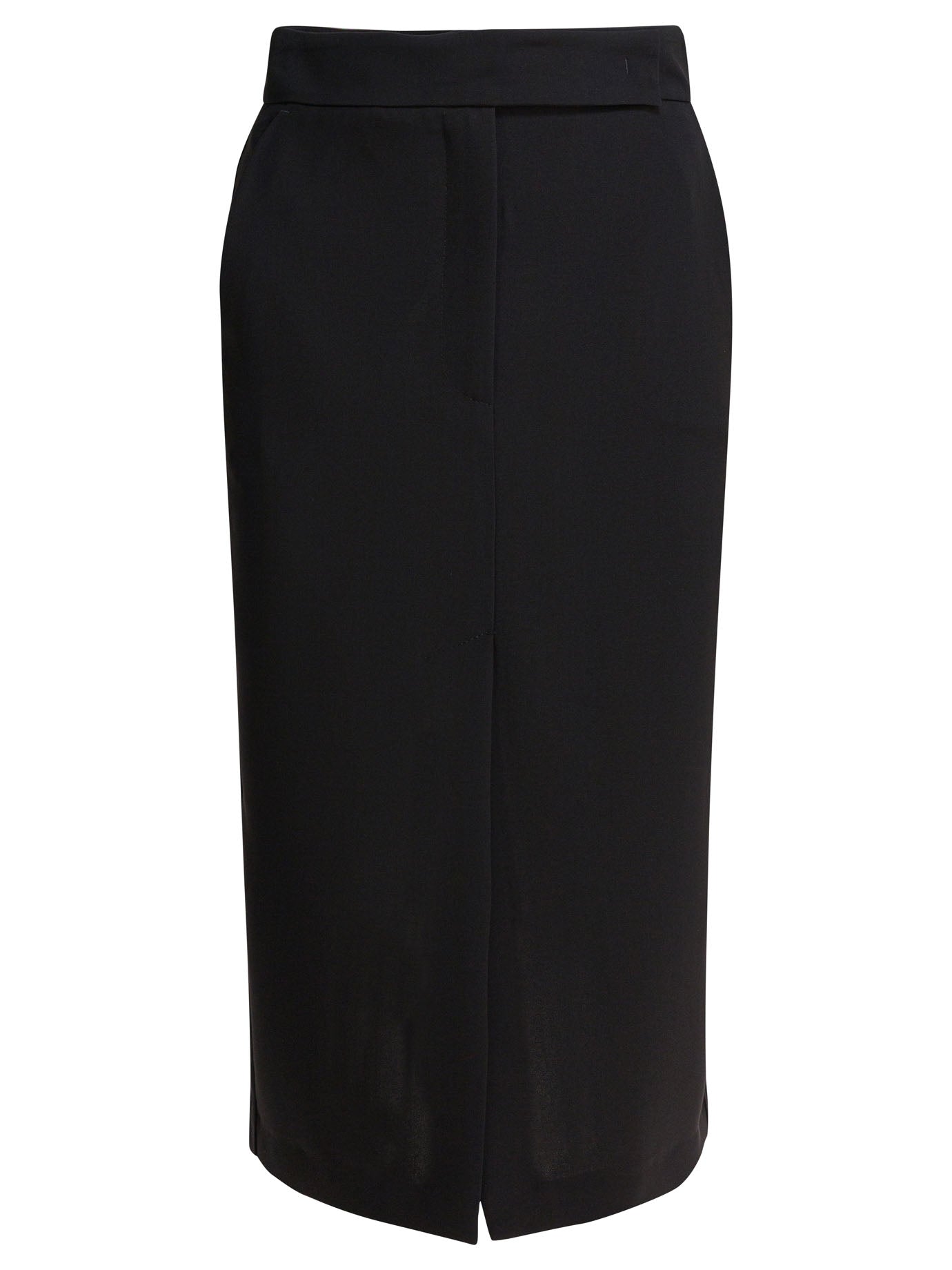 Midi skirt with double slit Skirts
