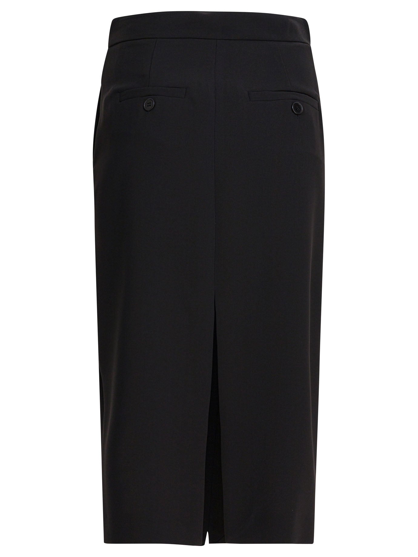 Midi skirt with double slit Skirts