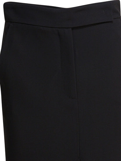 Midi skirt with double slit Skirts