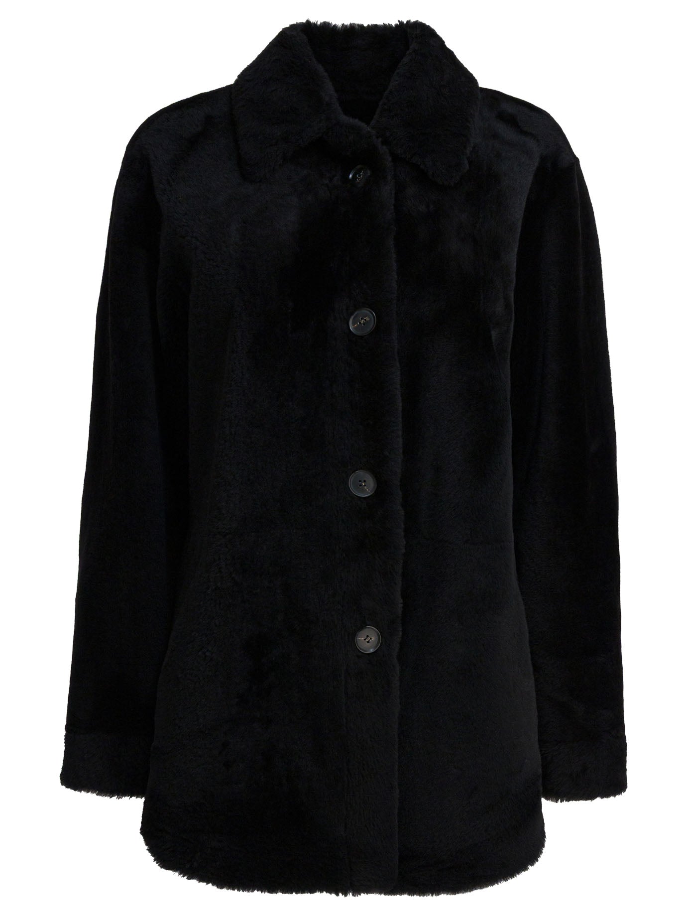 Long reversible leather coat Jackets and Coats