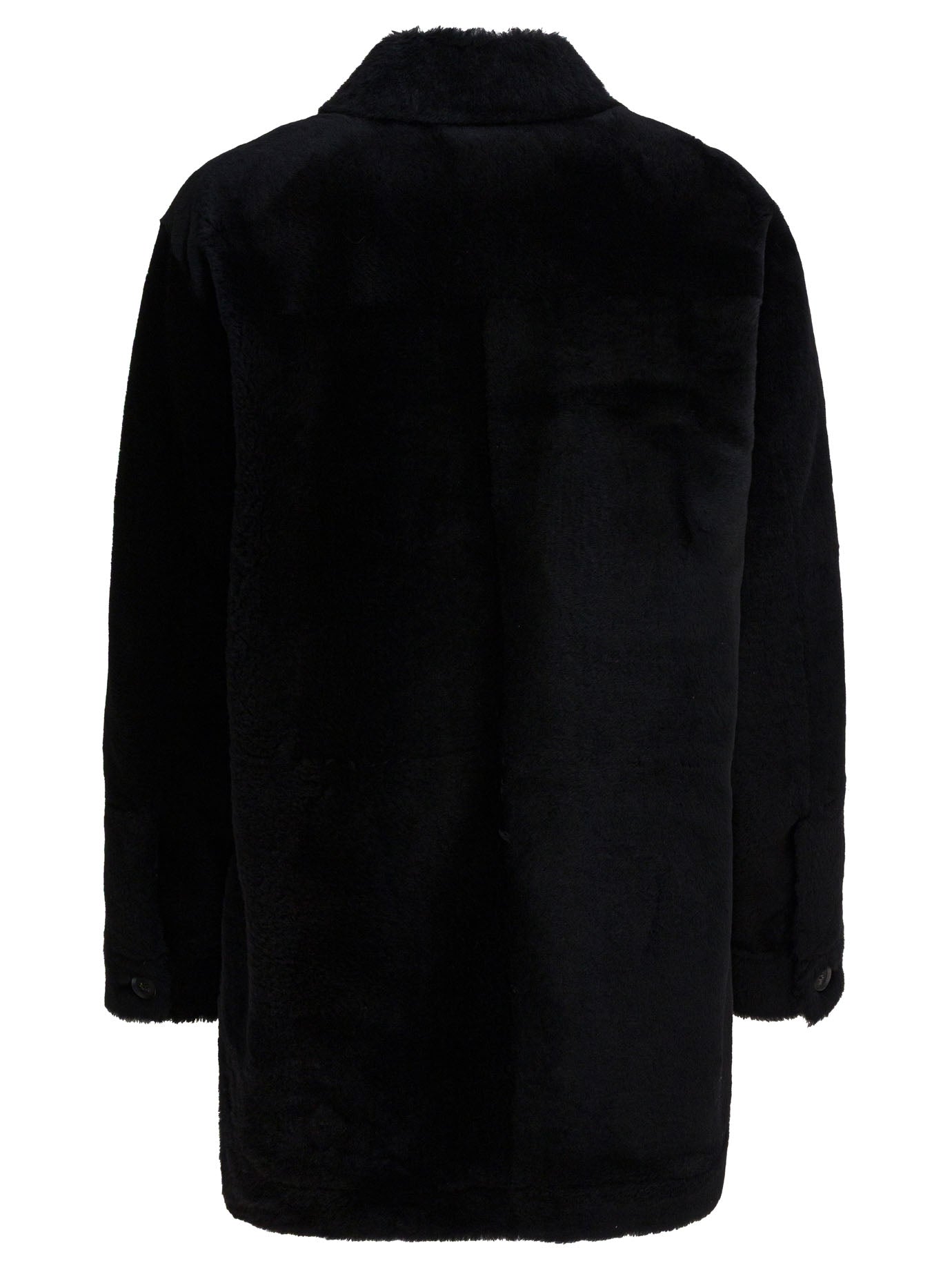 Long reversible leather coat Jackets and Coats