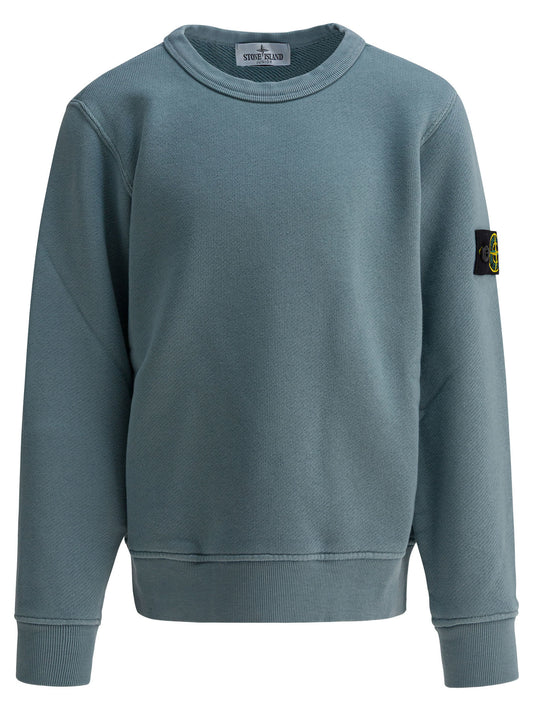 Crewneck sweatshirt with logo patch Sweatshirts
