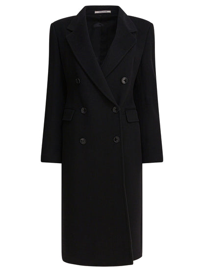 Double-breasted cashmere coat Jackets and Coats