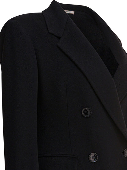 Double-breasted cashmere coat Jackets and Coats