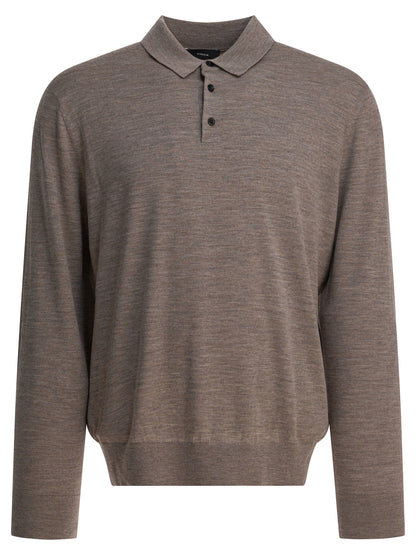 Wool and cashmere polo shirt Polo shirts
