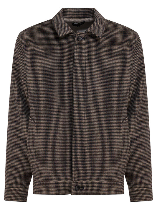 Houndstooth overshirt jacket Jackets and Coats