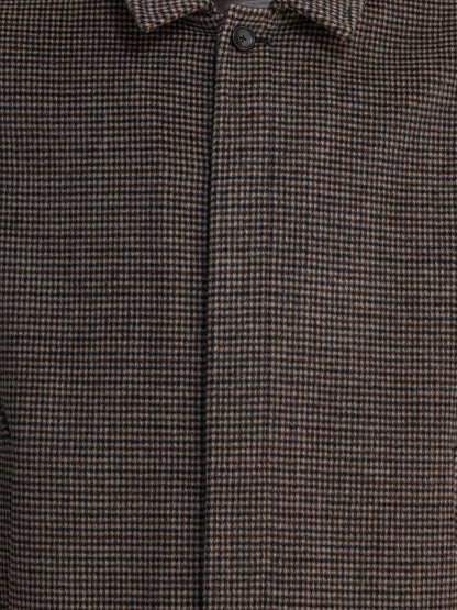Houndstooth overshirt jacket Jackets and Coats
