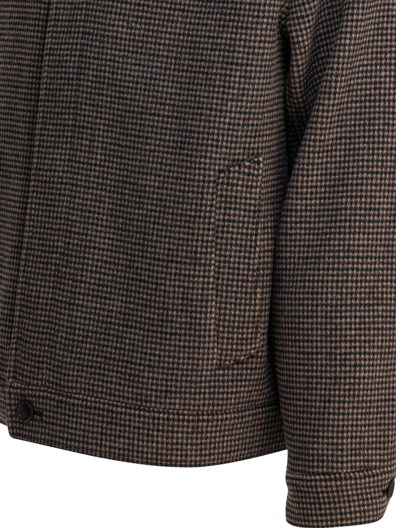 Houndstooth overshirt jacket Jackets and Coats