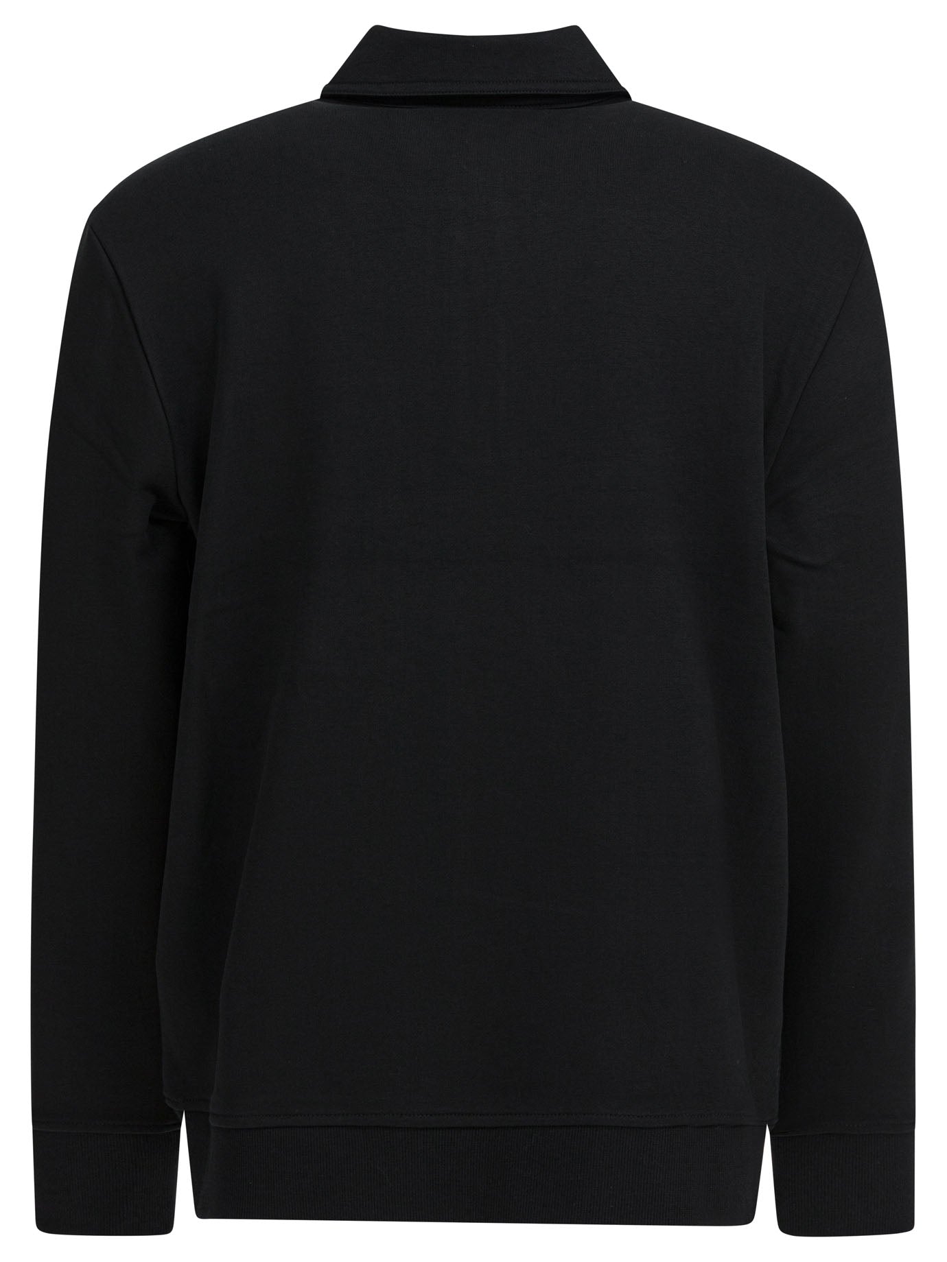 Cotton blend zippered polo shirt Polo shirts