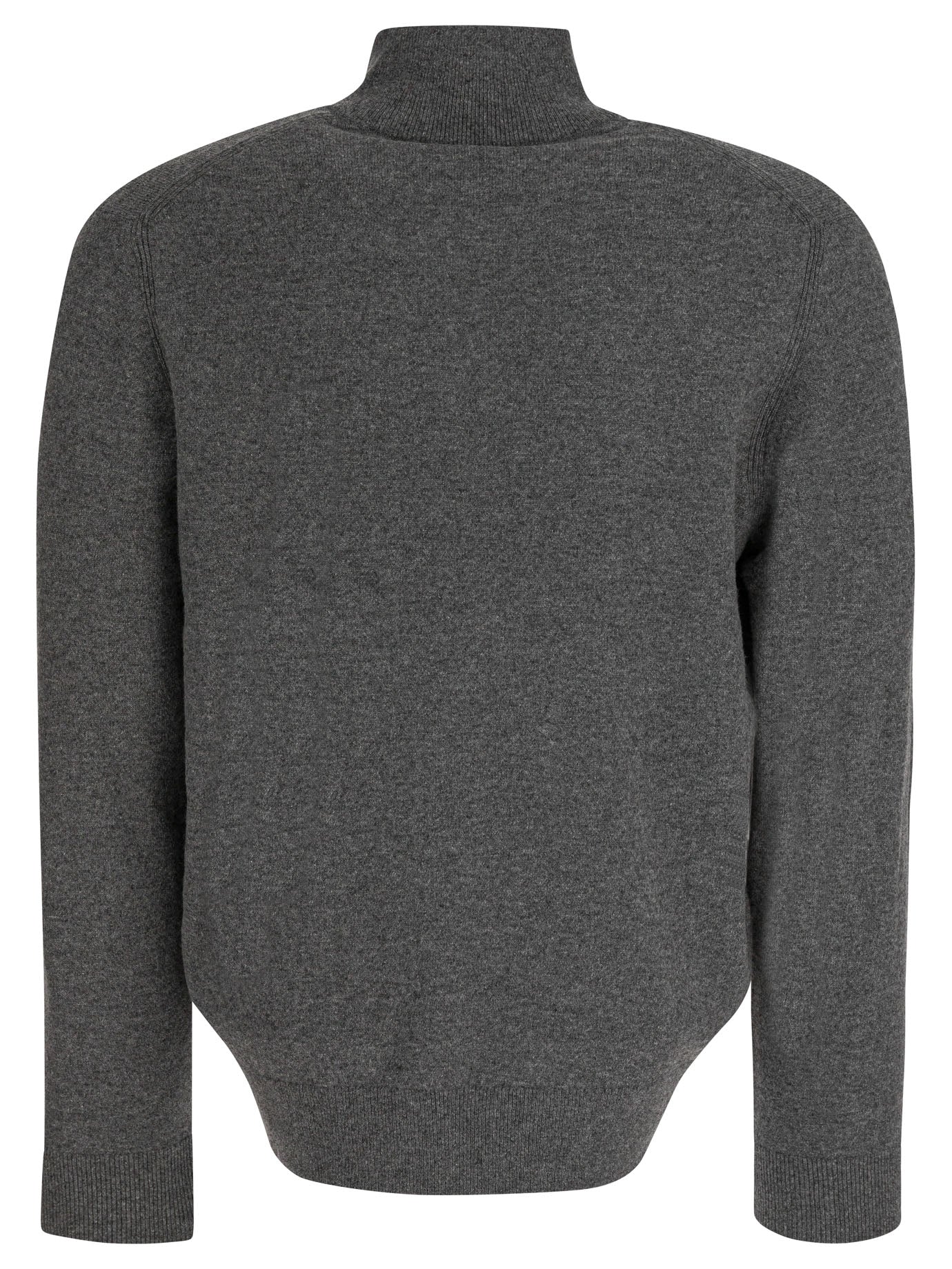 Cashmere sweater with half zipper Knitwear