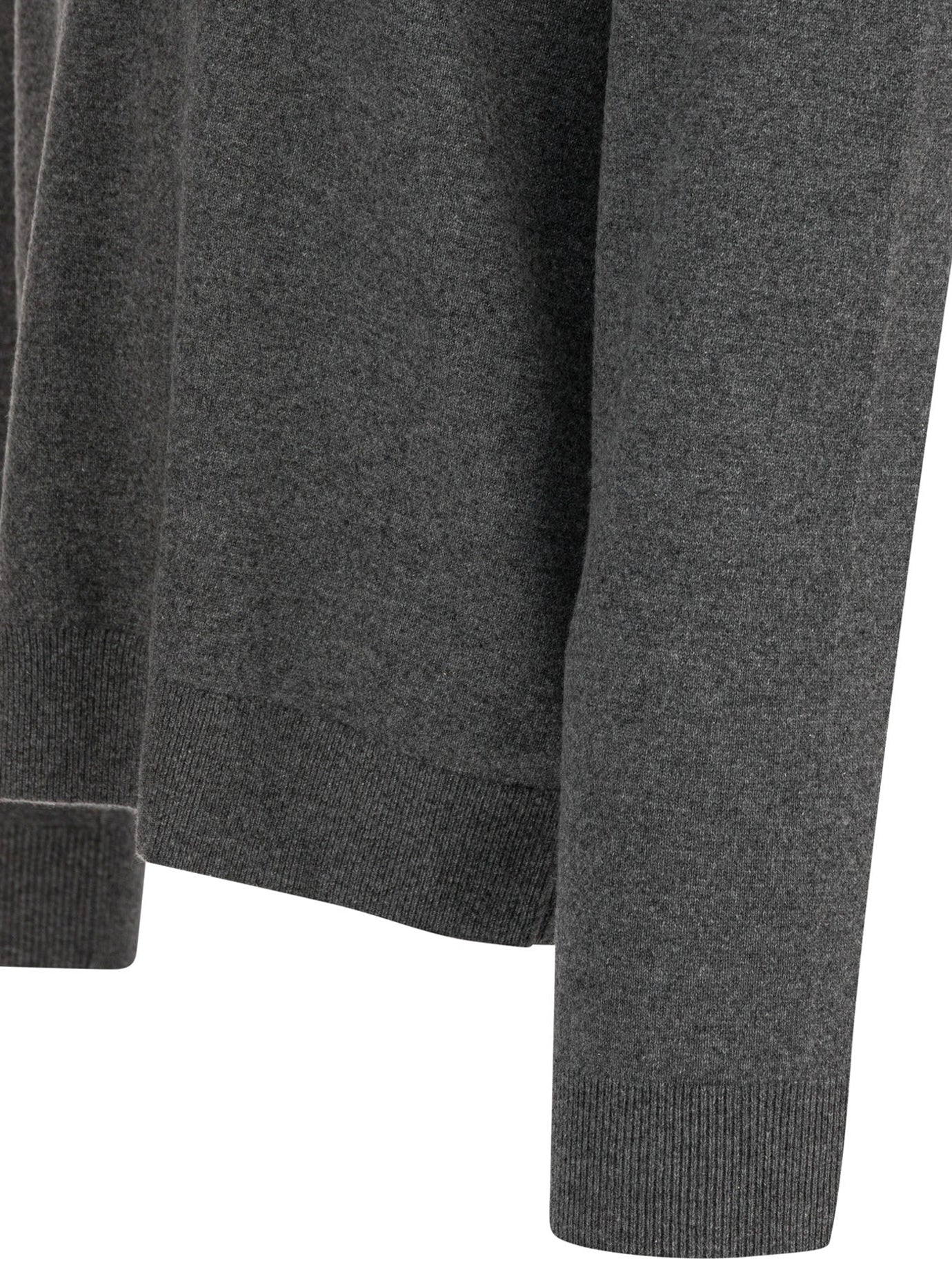 Cashmere sweater with half zipper Knitwear