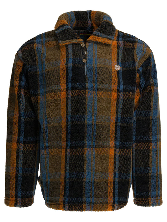 Check polo sweater Knitwear
