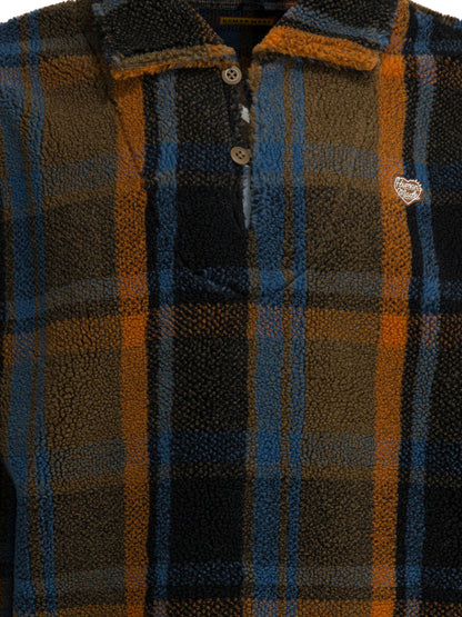 Check polo sweater Knitwear