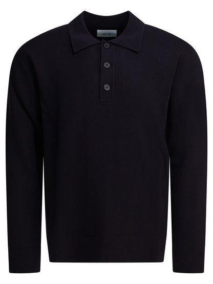 "Harald" wool polo sweater Knitwear