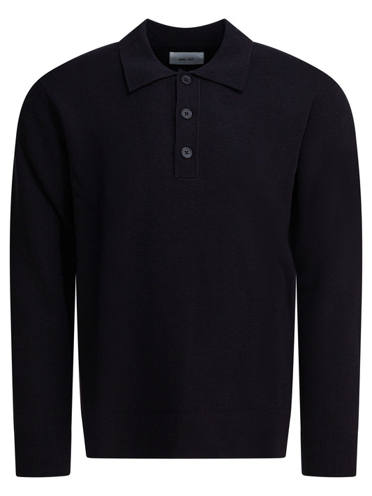 "Harald" wool polo sweater Knitwear