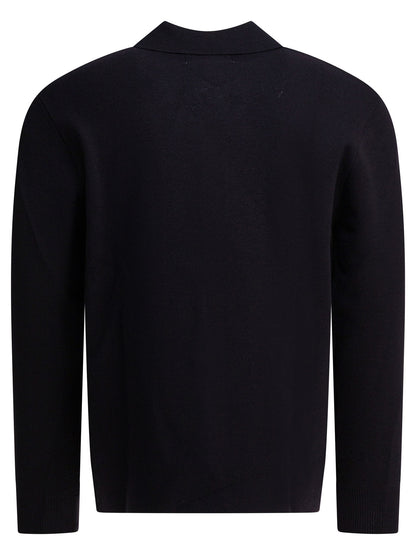 "Harald" wool polo sweater Knitwear