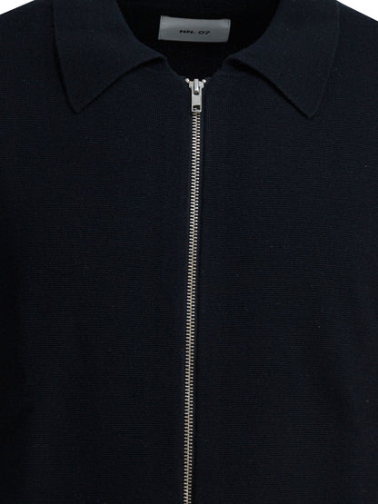 "Harald" wool zipper sweater Knitwear